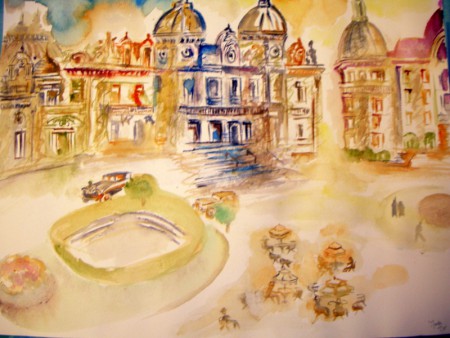 Casino de Monaco 46 x 61 cm